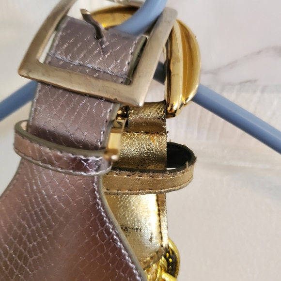 Ladies Belts ,Silver And Gold ,Medium - Picture 7 of 9